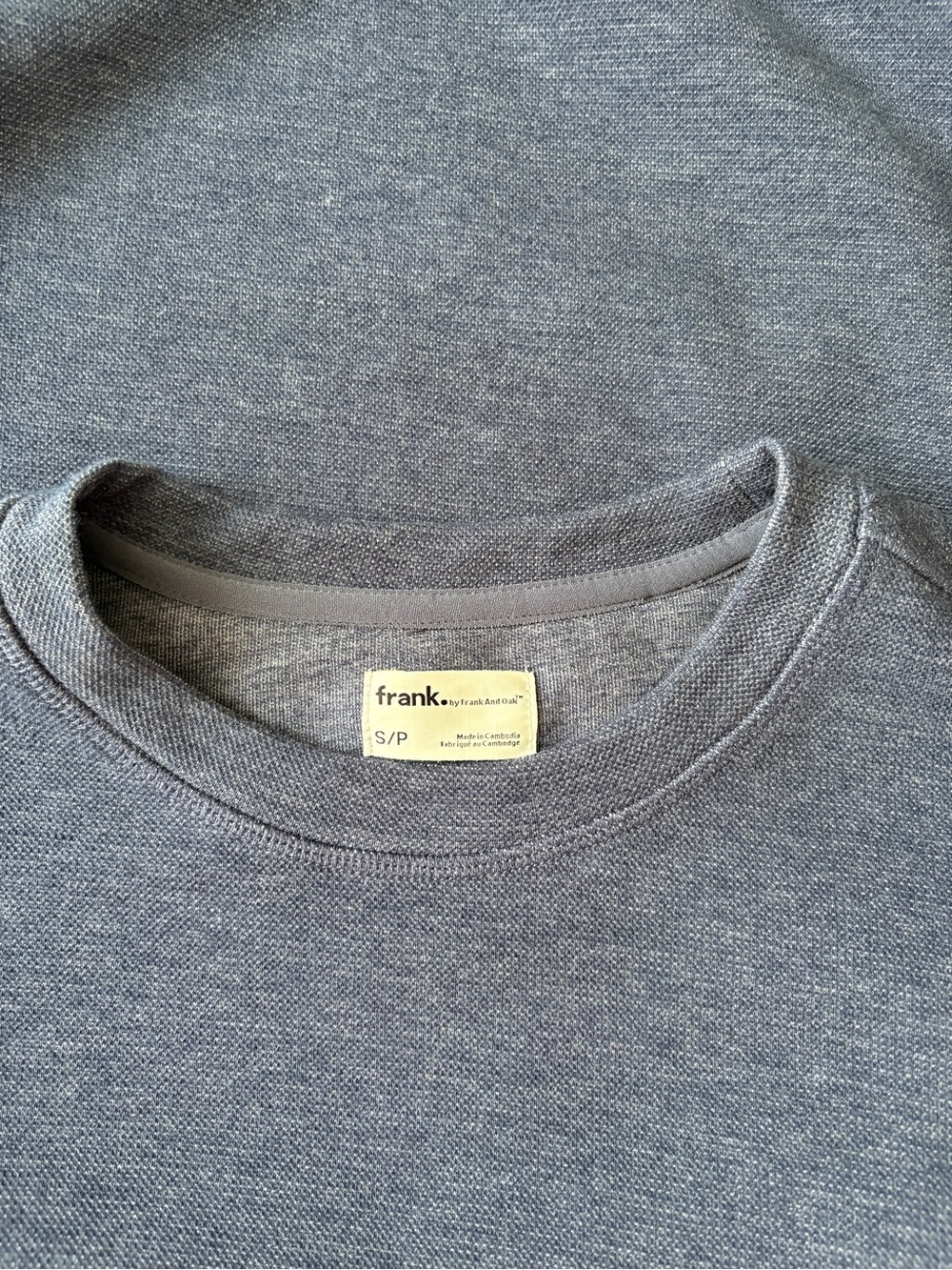 Oak & Fort Blue Men's Crewneck - S - Picture 4 of 4